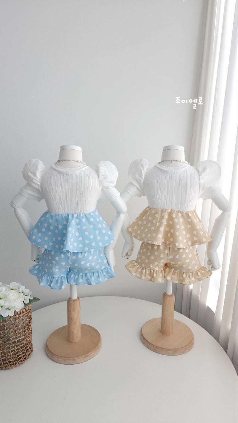 Joy Ello - Korean Children Fashion - #littlefashionista - Heart Hull Set