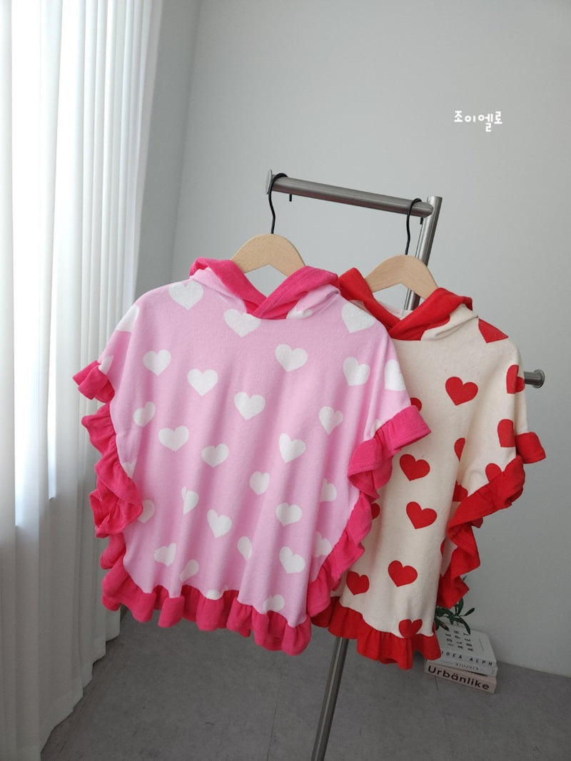 Joy Ello - Korean Children Fashion - #minifashionista - Heart Frill Towel - 2