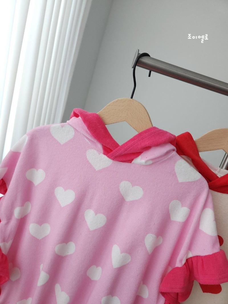 Joy Ello - Korean Children Fashion - #prettylittlegirls - Heart Frill Towel - 3