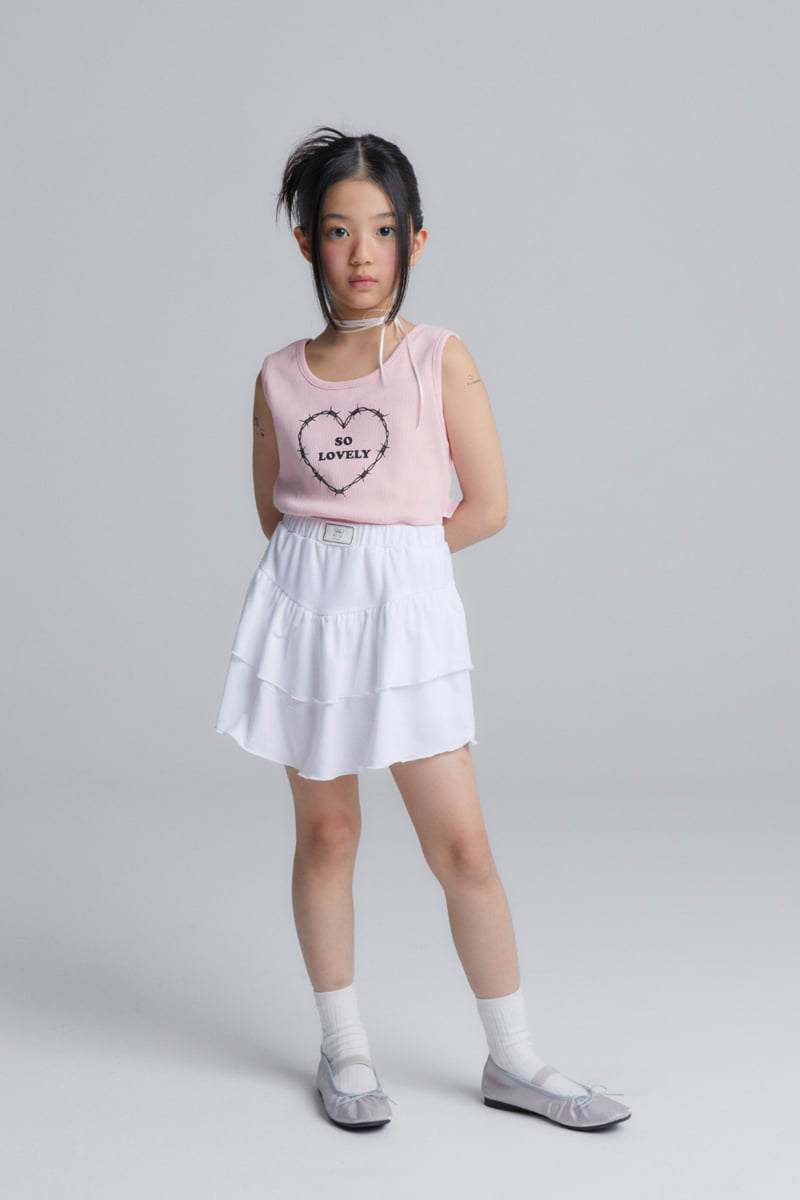 Kokoyarn - Korean Children Fashion - #childrensboutique - Heart Angel Sleeveless Top - 7