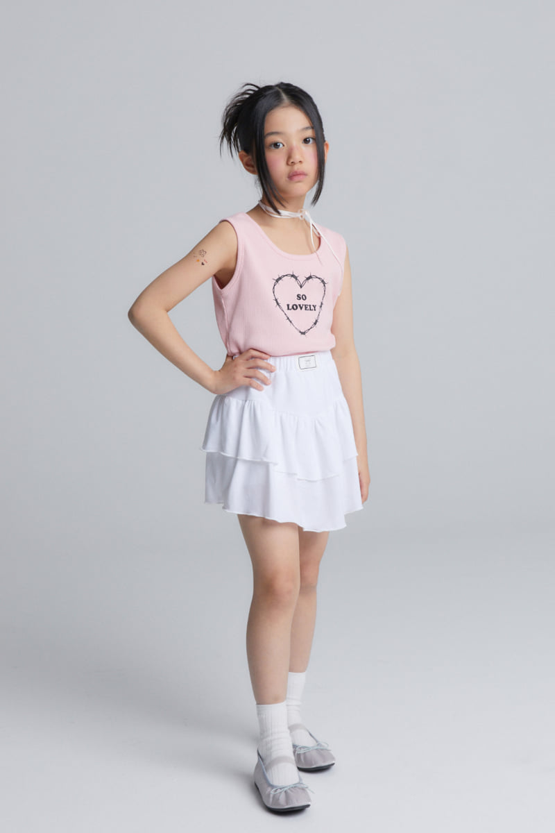 Kokoyarn - Korean Children Fashion - #designkidswear - Heart Angel Sleeveless Top - 8