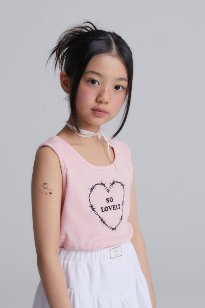 Kokoyarn - Korean Children Fashion - #discoveringself - Heart Angel Sleeveless Top - 9