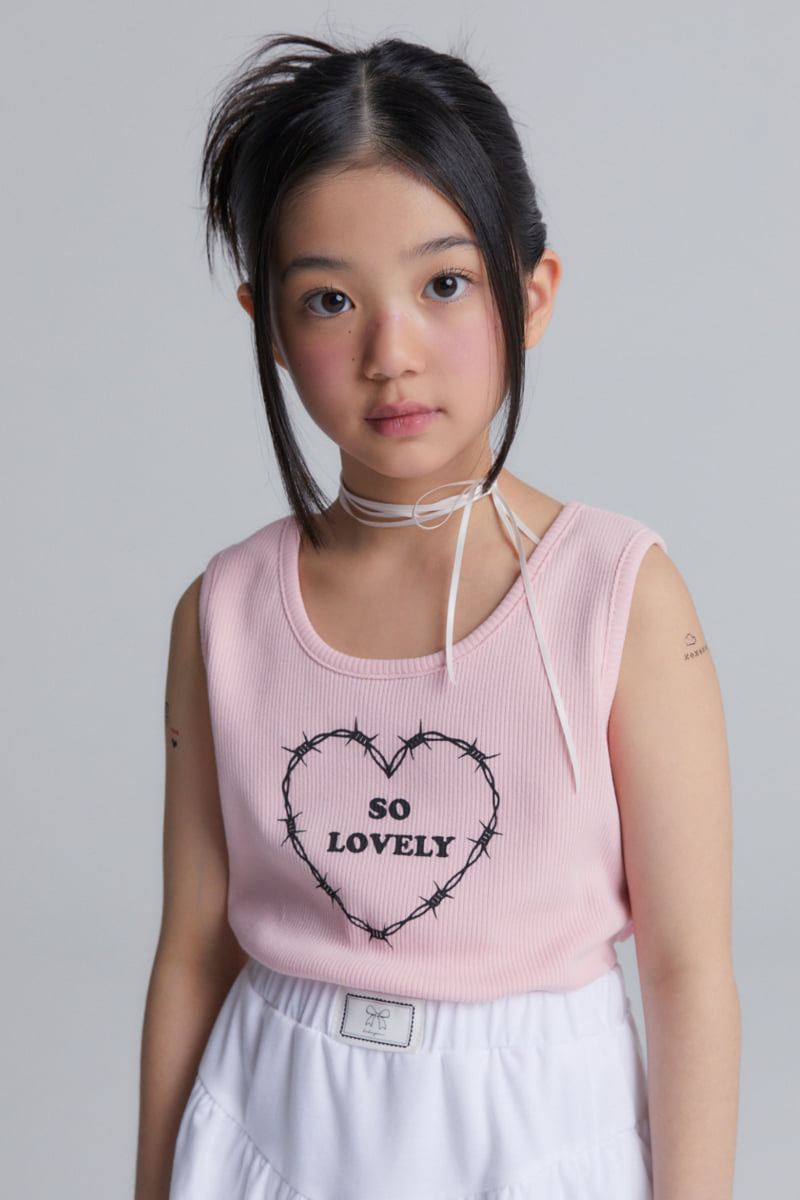 Kokoyarn - Korean Children Fashion - #fashionkids - Heart Angel Sleeveless Top - 10