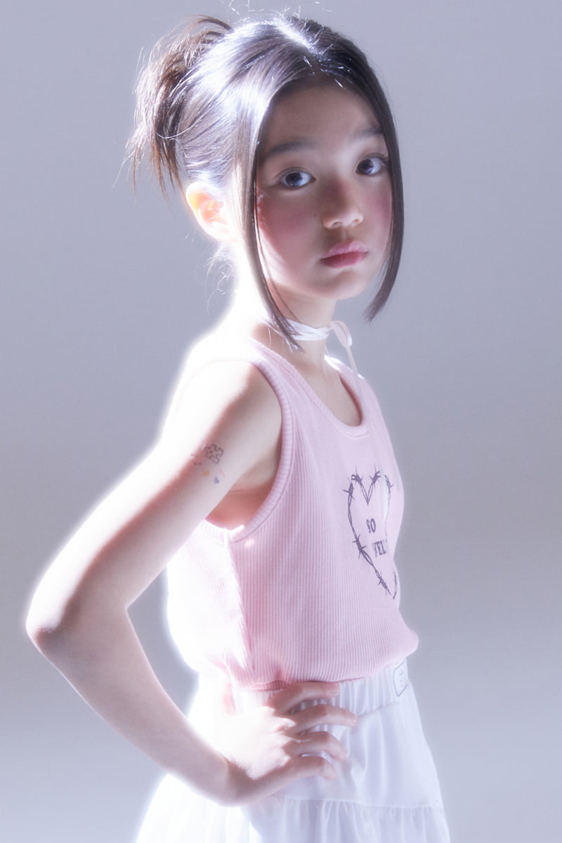 Kokoyarn - Korean Children Fashion - #littlefashionista - Heart Angel Sleeveless Top