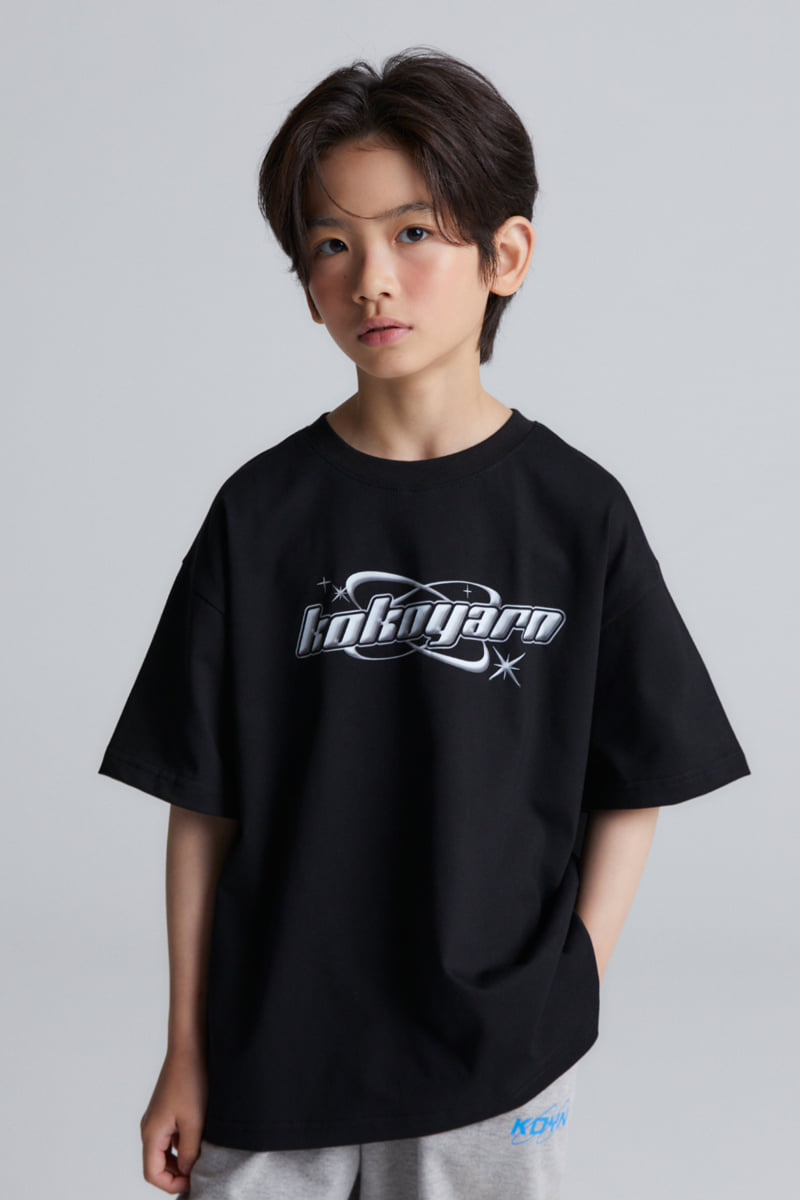 Kokoyarn - Korean Children Fashion - #magicofchildhood - Space Logo Tee - 9