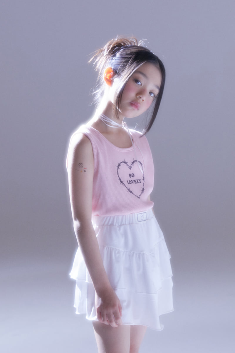 Kokoyarn - Korean Children Fashion - #minifashionista - Heart Angel Sleeveless Top - 3