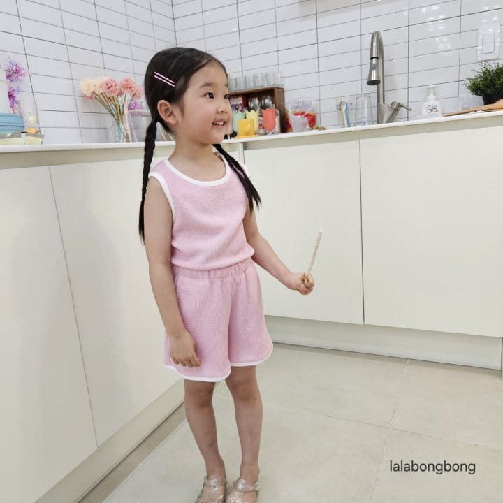 Lalabongbong - Korean Children Fashion - #Kfashion4kids - Jjoccomi Top Bottom Set - 9