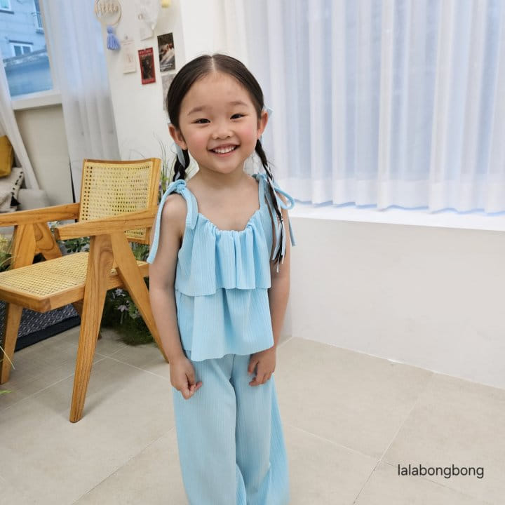 Lalabongbong - Korean Children Fashion - #designkidswear - Slush Top Bottom Set