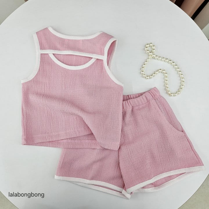 Lalabongbong - Korean Children Fashion - #kidsshorts - Jjoccomi Top Bottom Set - 6