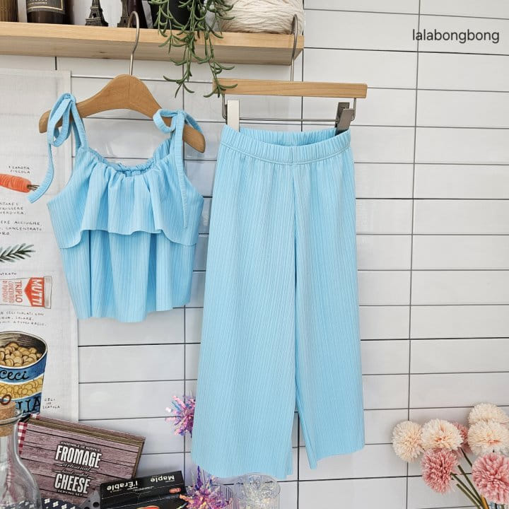 Lalabongbong - Korean Children Fashion - #littlefashionista - Slush Top Bottom Set - 8