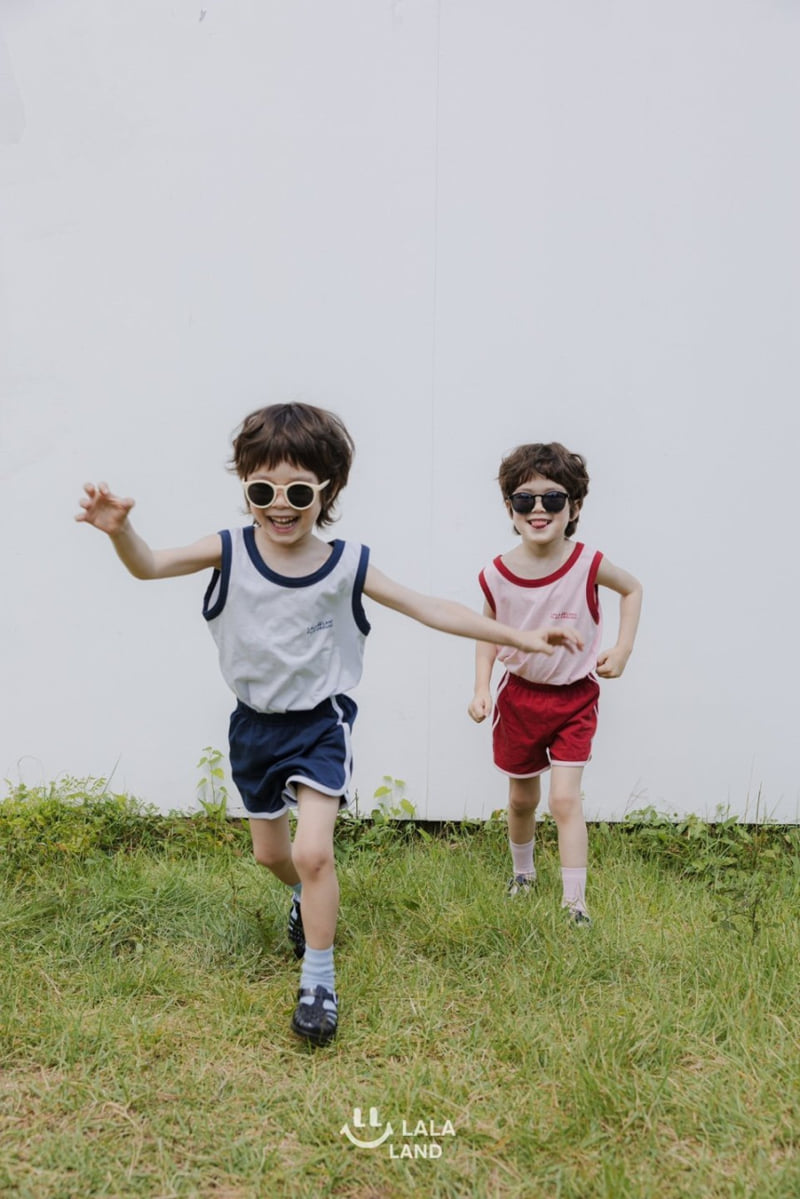 Lalaland - Korean Children Fashion - #childofig - Piping Sleeveless Set - 6