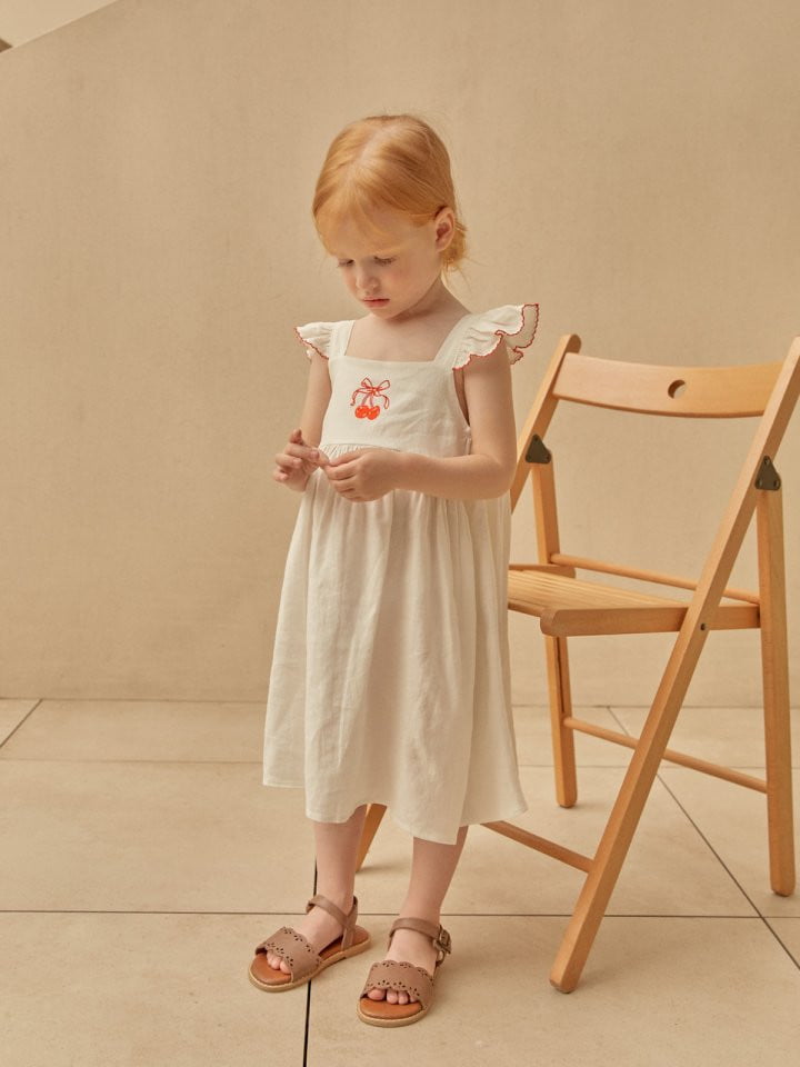 Lolobole - Korean Children Fashion - #Kfashion4kids - Cherry Top Dress - 9