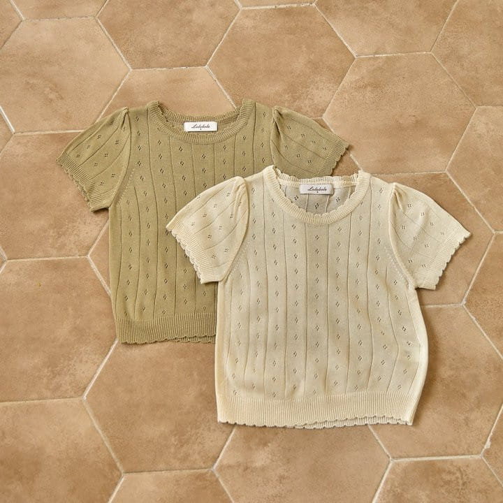 Lolobole - Korean Children Fashion - #childofig - Bon Bon Cool Knit Tee - 2