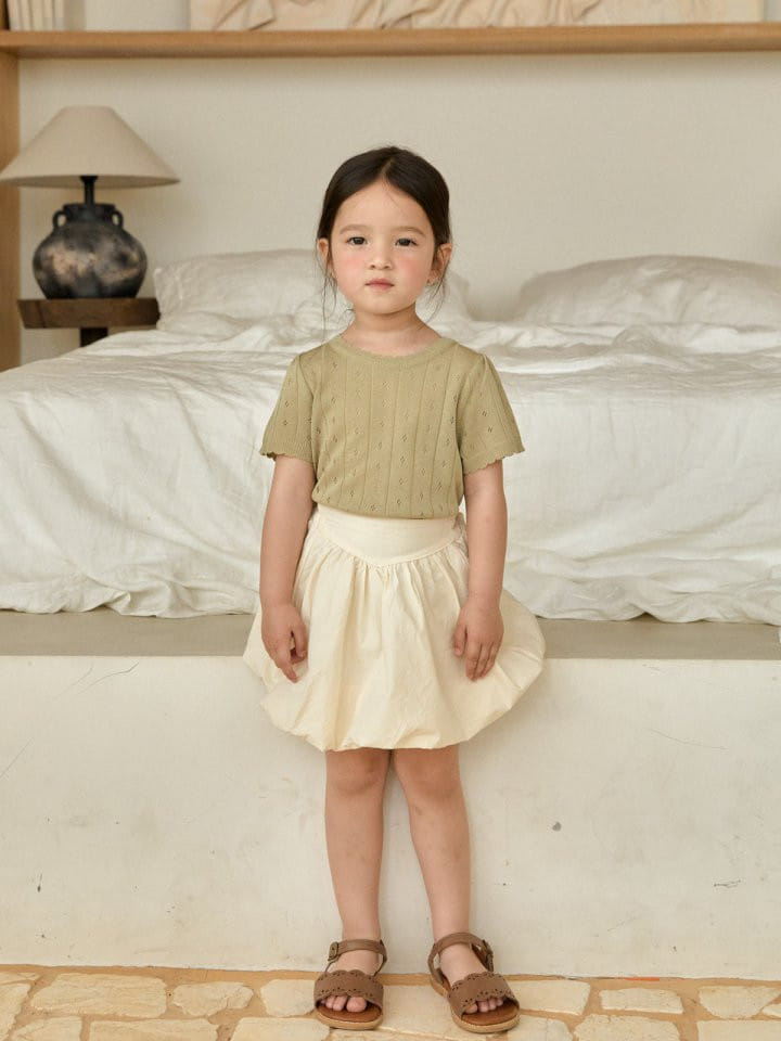 Lolobole - Korean Children Fashion - #childofig - Bon Bon Cool Knit Tee - 3