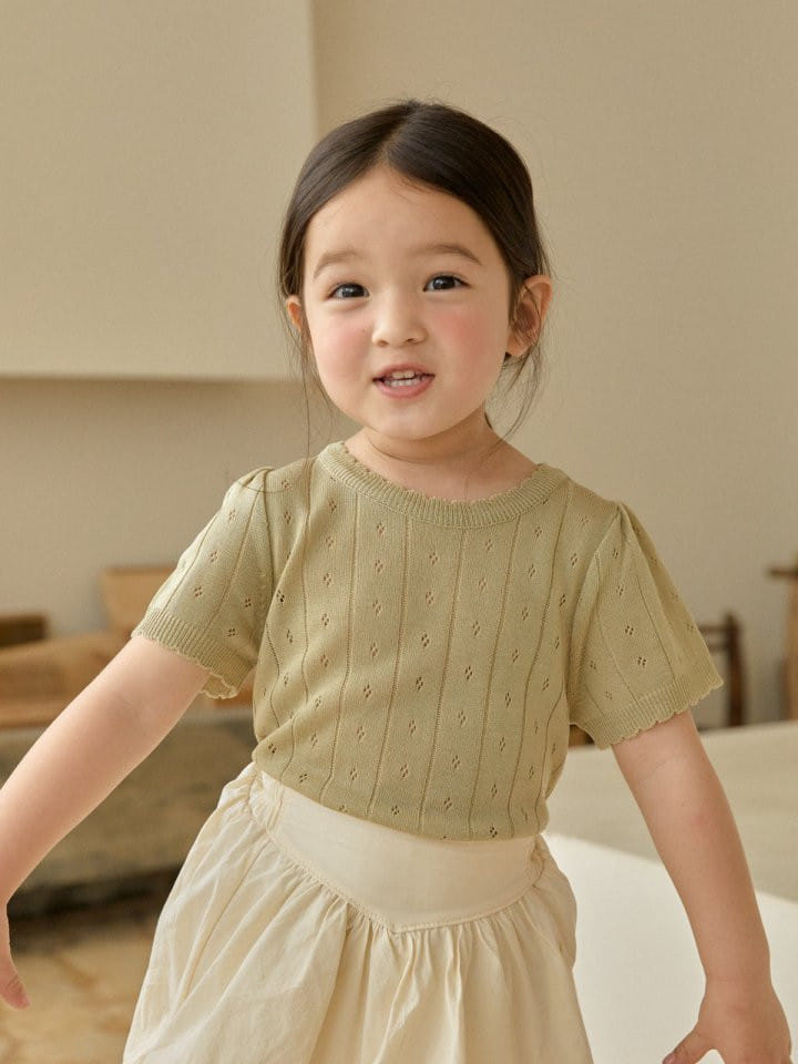 Lolobole - Korean Children Fashion - #childofig - Bon Bon Cool Knit Tee - 4