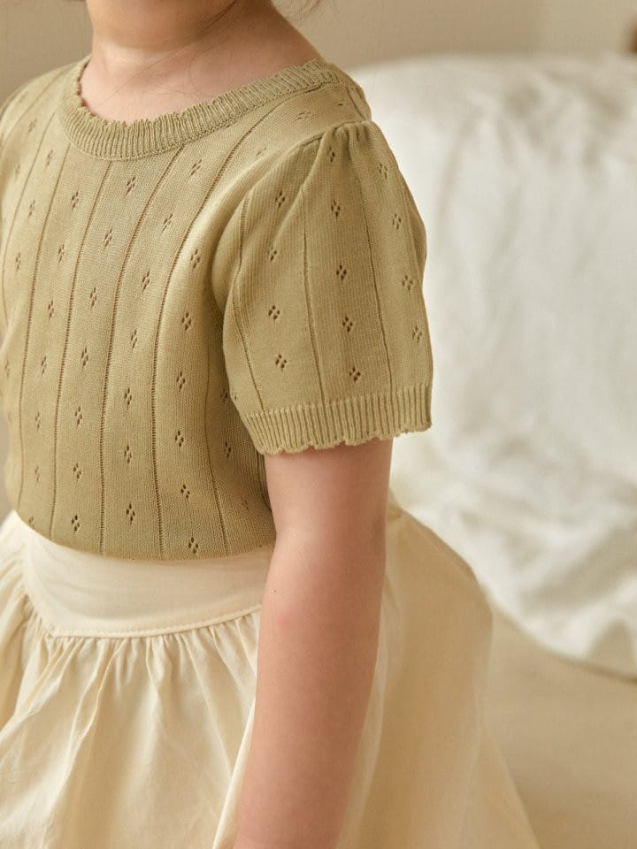 Lolobole - Korean Children Fashion - #designkidswear - Bon Bon Cool Knit Tee - 5