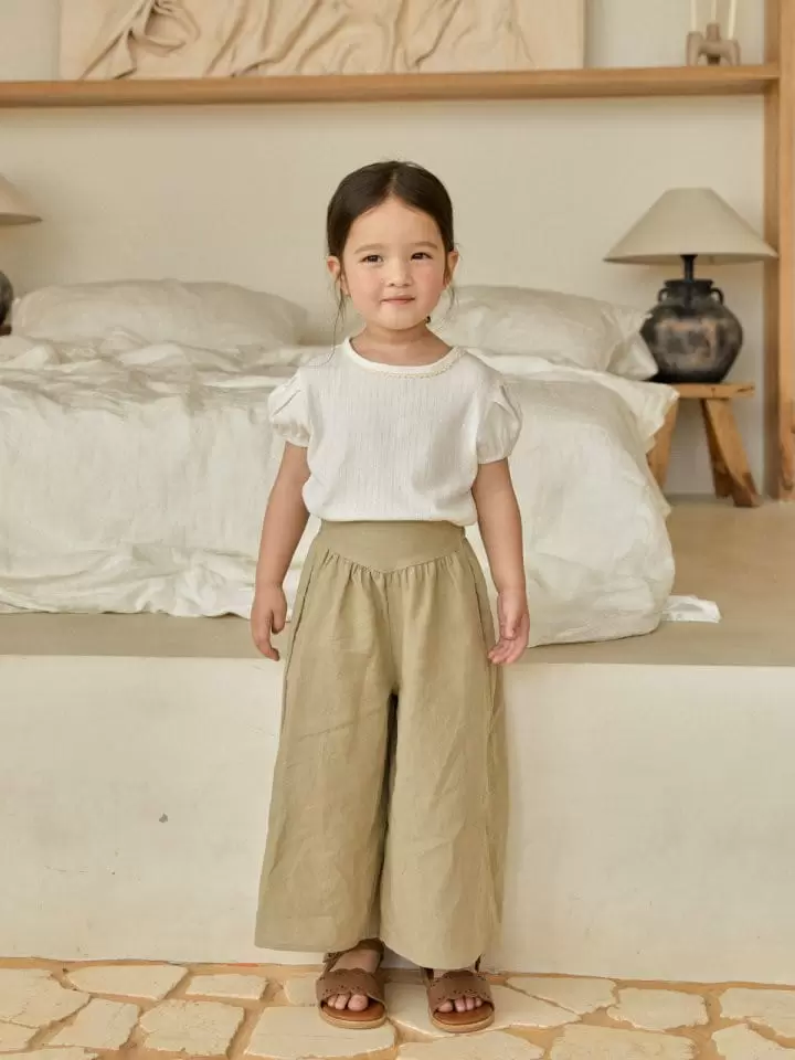 Lolobole - Korean Children Fashion - #kidsstore - Lily Puff Tee - 8