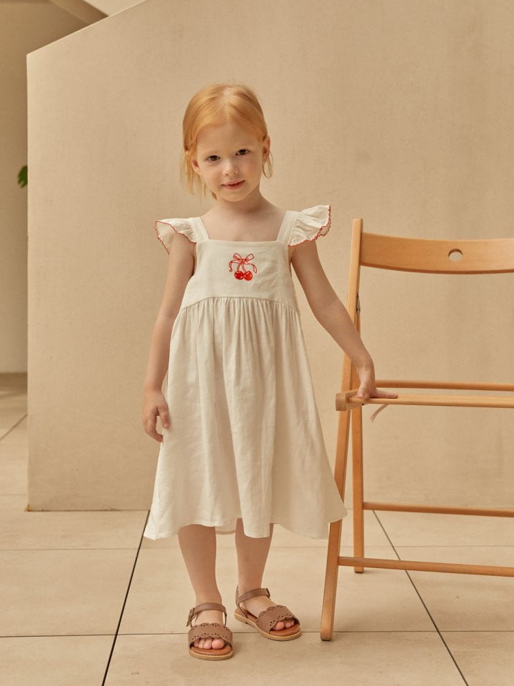 Lolobole - Korean Children Fashion - #kidzfashiontrend - Cherry Top Dress - 8