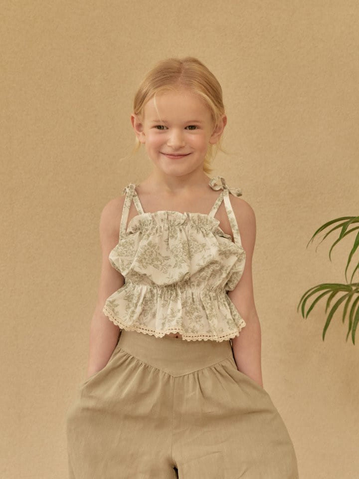 Lolobole - Korean Children Fashion - #littlefashionista - Daisy Sleeveless Blouse