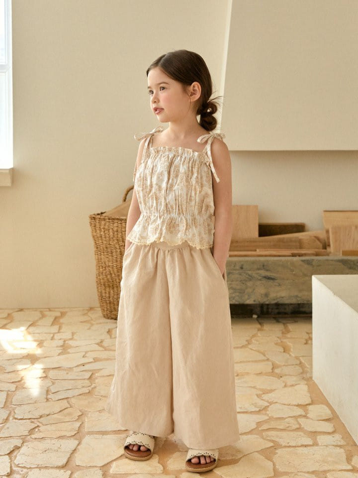 Lolobole - Korean Children Fashion - #toddlerclothing - Daisy Sleeveless Blouse - 6