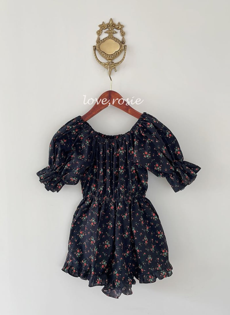 Love Rosie - Korean Children Fashion - #designkidswear - Flower Jumpsuit - 2