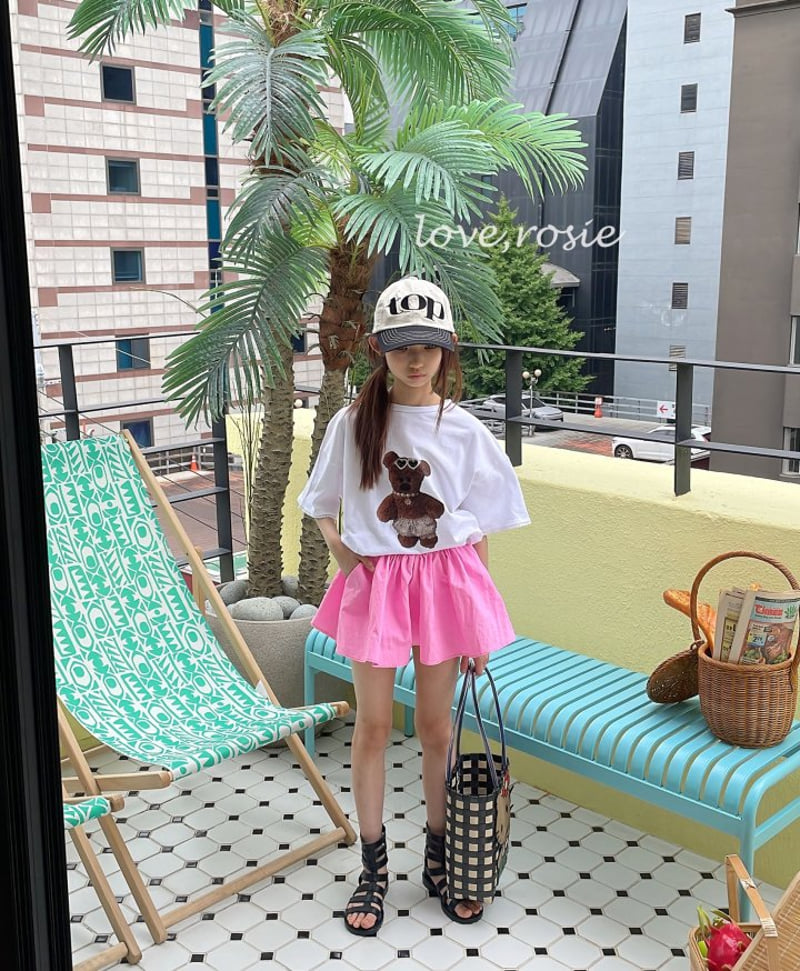 Love Rosie - Korean Children Fashion - #discoveringself - Bear Lace Boxy Tee - 10