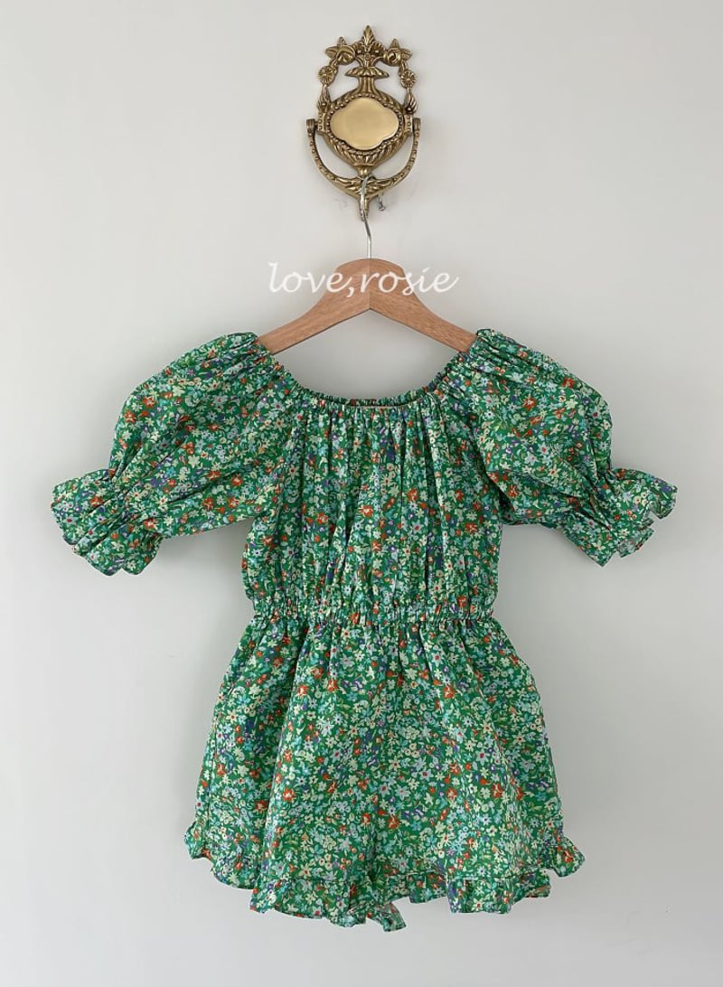 Love Rosie - Korean Children Fashion - #discoveringself - Flower Jumpsuit - 3