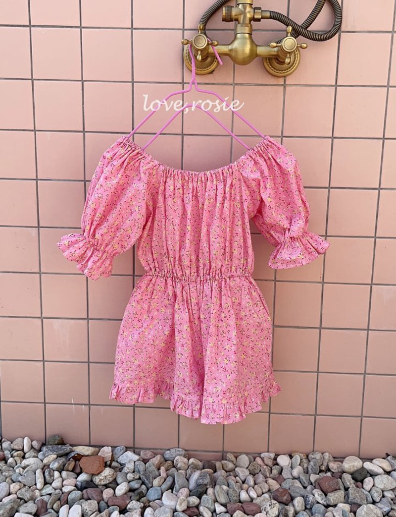 Love Rosie - Korean Children Fashion - #discoveringself - Flower Jumpsuit - 4