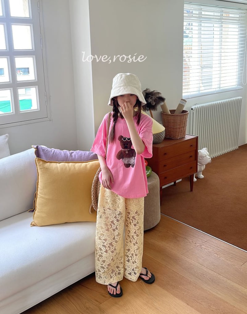 Love Rosie - Korean Children Fashion - #toddlerclothing - Lace Maxi Pants - 4