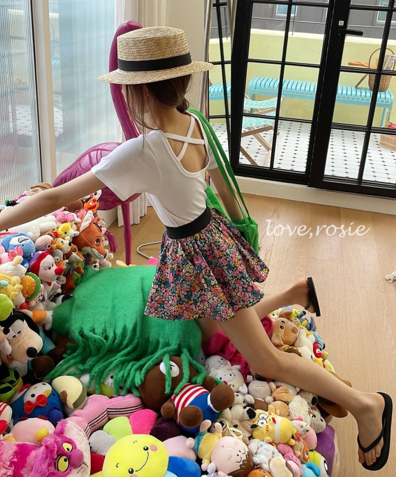 Love Rosie - Korean Children Fashion - #stylishchildhood - Girl Rib X Tee - 3