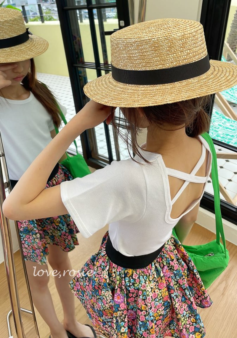 Love Rosie - Korean Children Fashion - #toddlerclothing - Girl Rib X Tee - 2