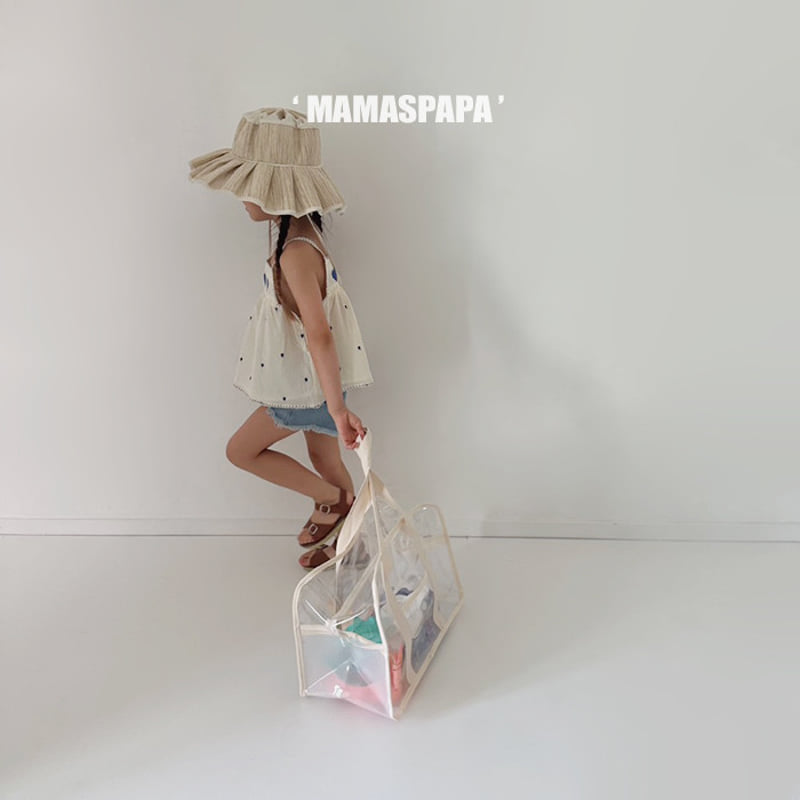 Mamaspapa - Korean Children Fashion - #designkidswear - Greege Beach Bag - 5