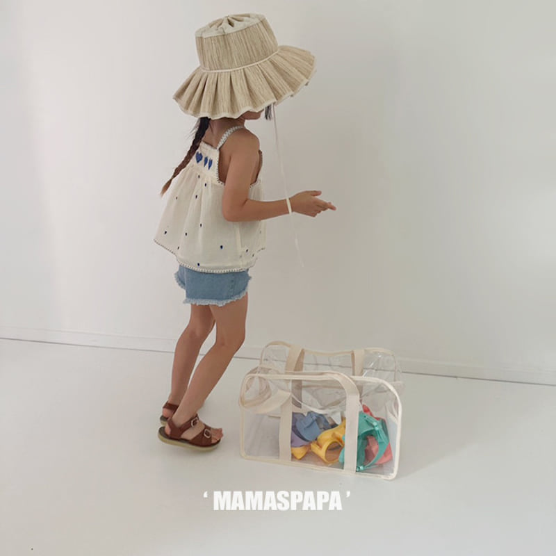 Mamaspapa - Korean Children Fashion - #fashionkids - Greege Beach Bag - 7