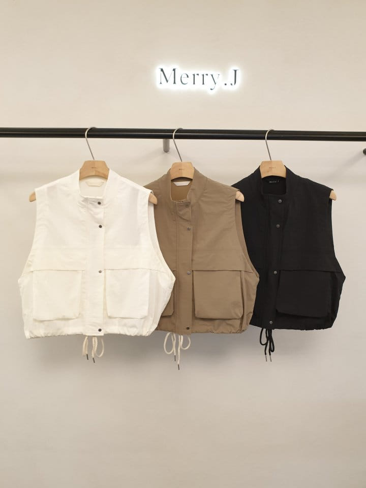 Merry J - Korean Women Fashion - #womensfashion - Pocket Snap Jumper