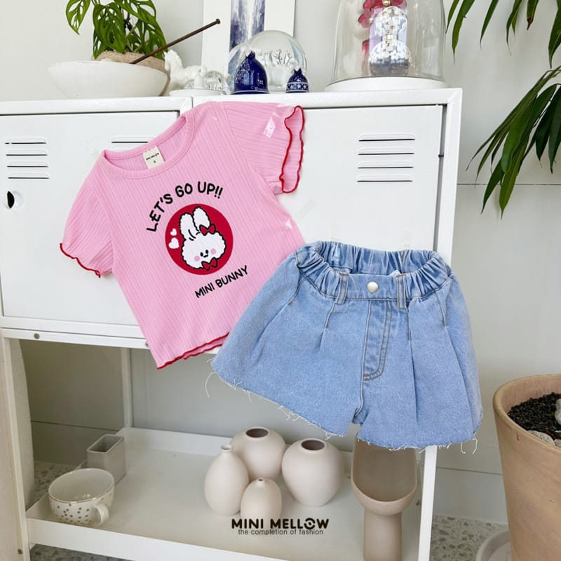 Mini mellow - Korean Children Fashion - #Kfashion4kids - Mini Bunny Terry Tee - 6