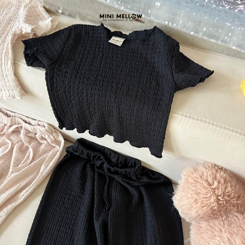 Mini mellow - Korean Children Fashion - #childofig - Pleats Top Bottom Set - 5