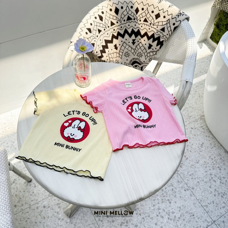 Mini mellow - Korean Children Fashion - #discoveringself - Mini Bunny Terry Tee