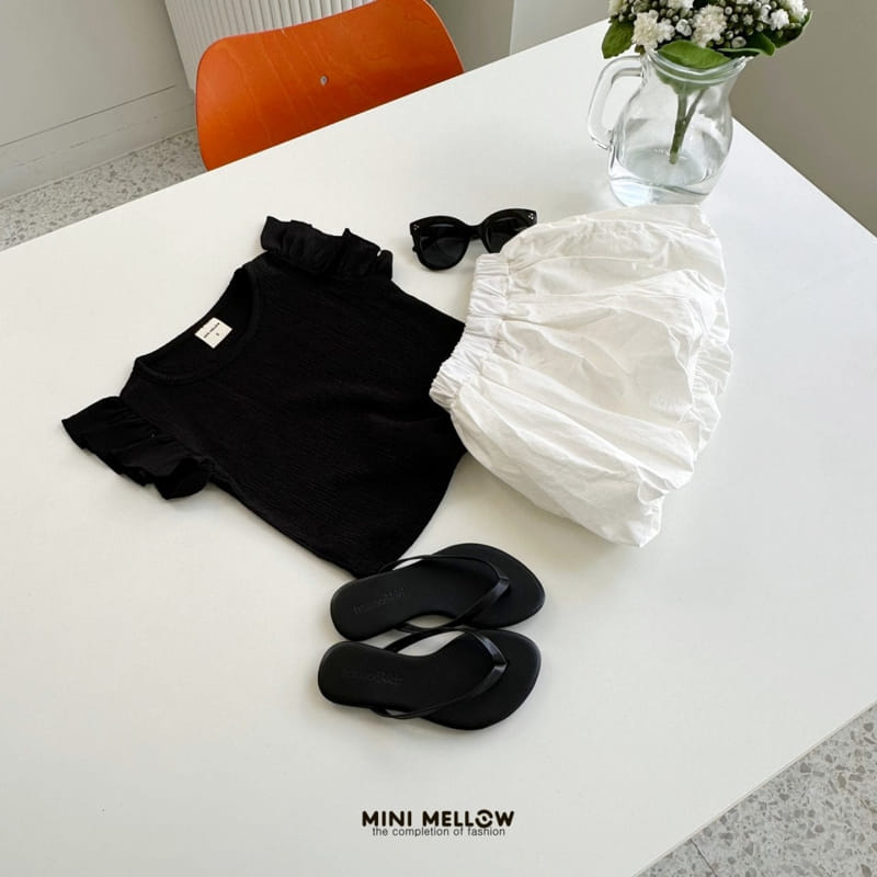 Mini mellow - Korean Children Fashion - #Kfashion4kids - Frill Sleeveless Tee - 4