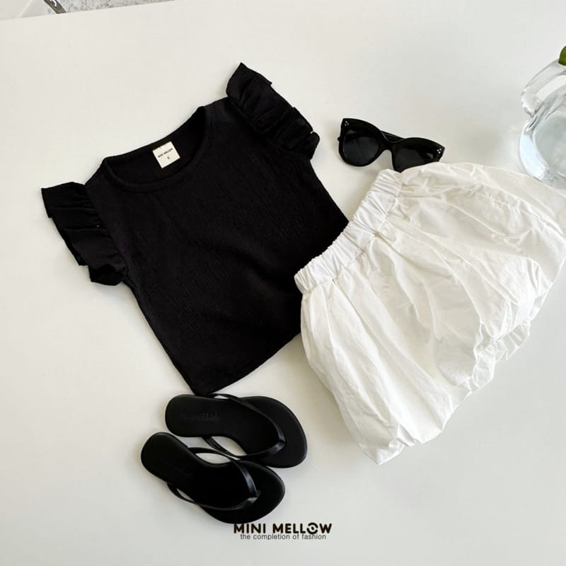 Mini mellow - Korean Children Fashion - #magicofchildhood - Frill Sleeveless Tee - 5