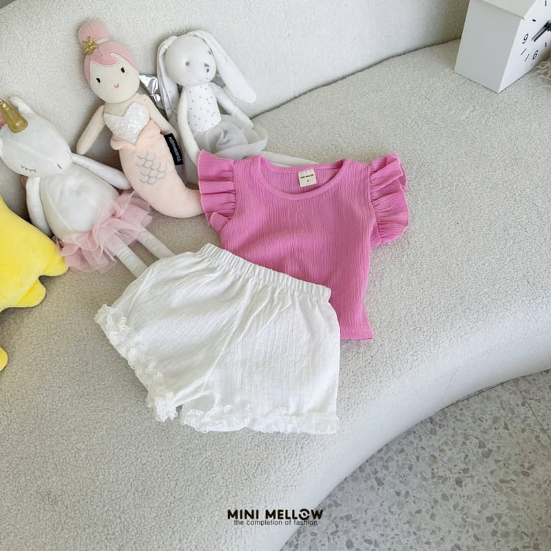 Mini mellow - Korean Children Fashion - #toddlerclothing - Frill Sleeveless Tee - 9