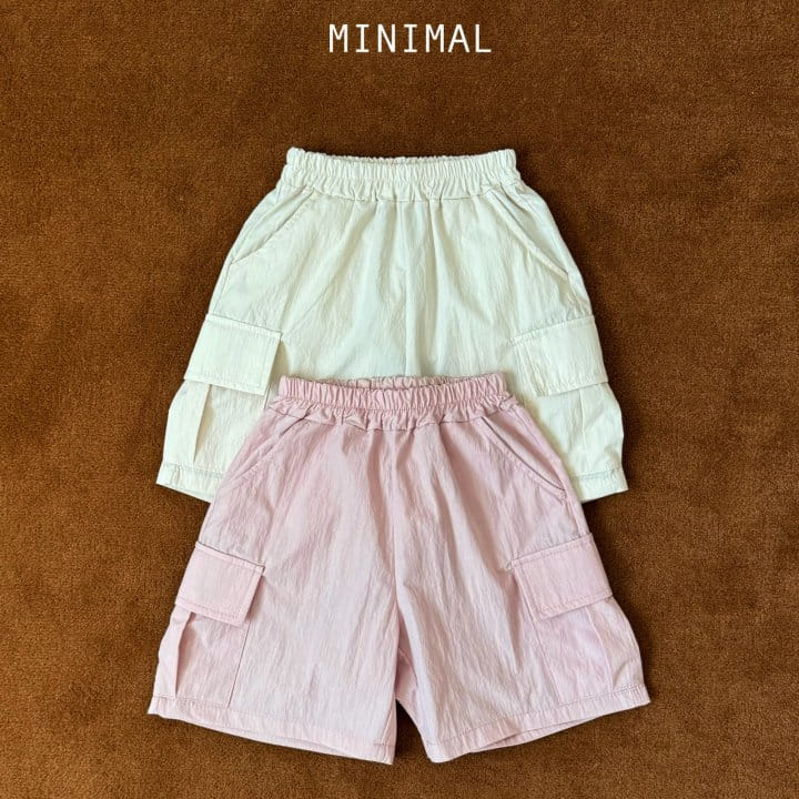 Minimal - Korean Children Fashion - #Kfashion4kids - Bermuda  Cargo Pants