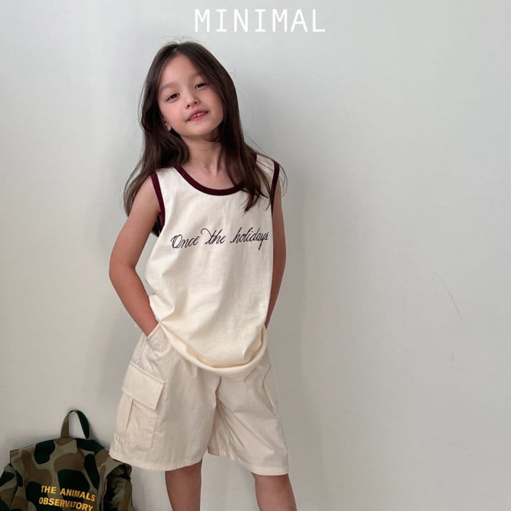 Minimal - Korean Children Fashion - #childofig - Bermuda  Cargo Pants - 6