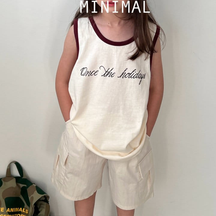 Minimal - Korean Children Fashion - #childofig - Bermuda  Cargo Pants - 7