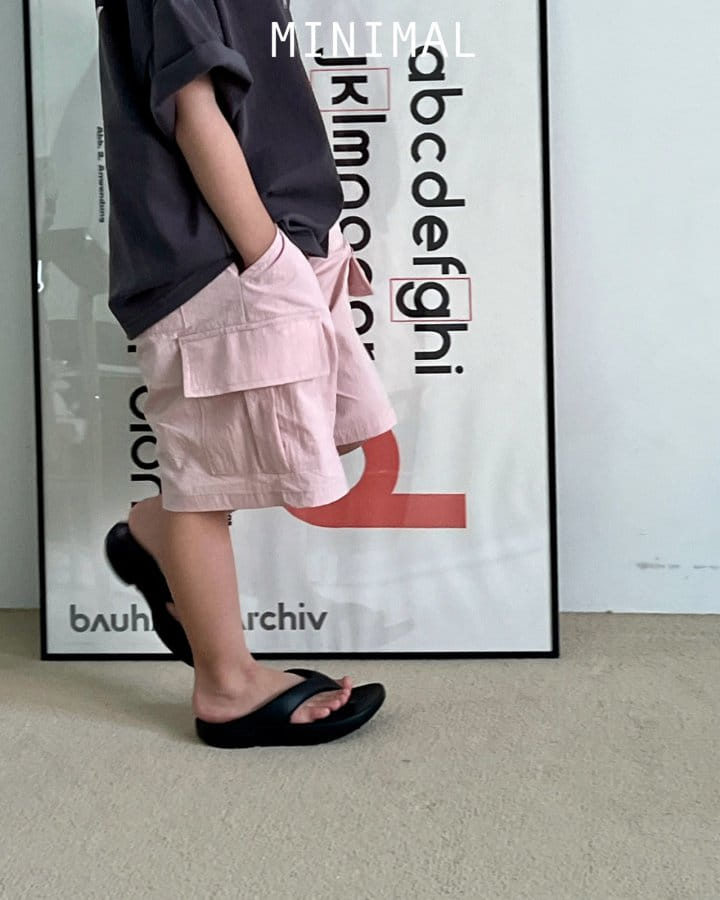 Minimal - Korean Children Fashion - #discoveringself - Bermuda  Cargo Pants - 10