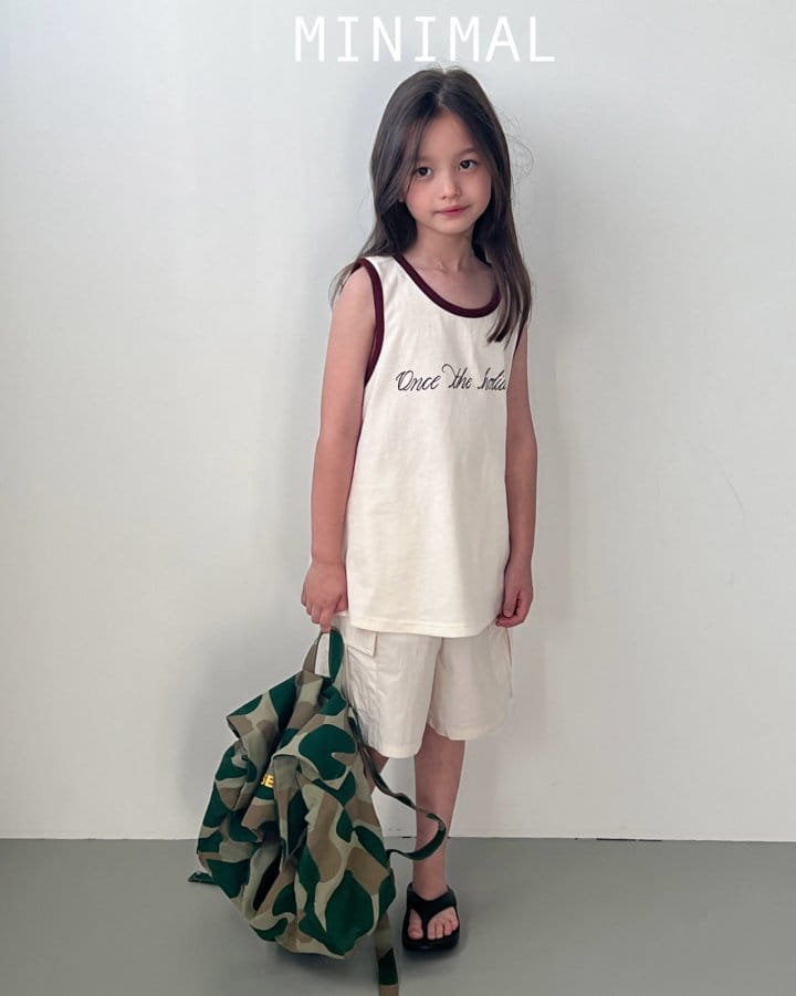 Minimal - Korean Children Fashion - #discoveringself - Holiday Sleeveless Tee - 4