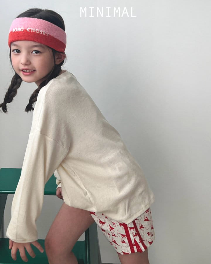 Minimal - Korean Children Fashion - #kidsshorts - Long Sleeve Mozzi Tee - 4