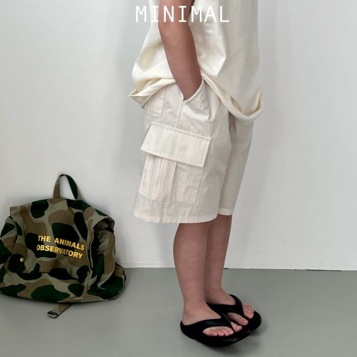 Minimal - Korean Children Fashion - #magicofchildhood - Bermuda  Cargo Pants - 4