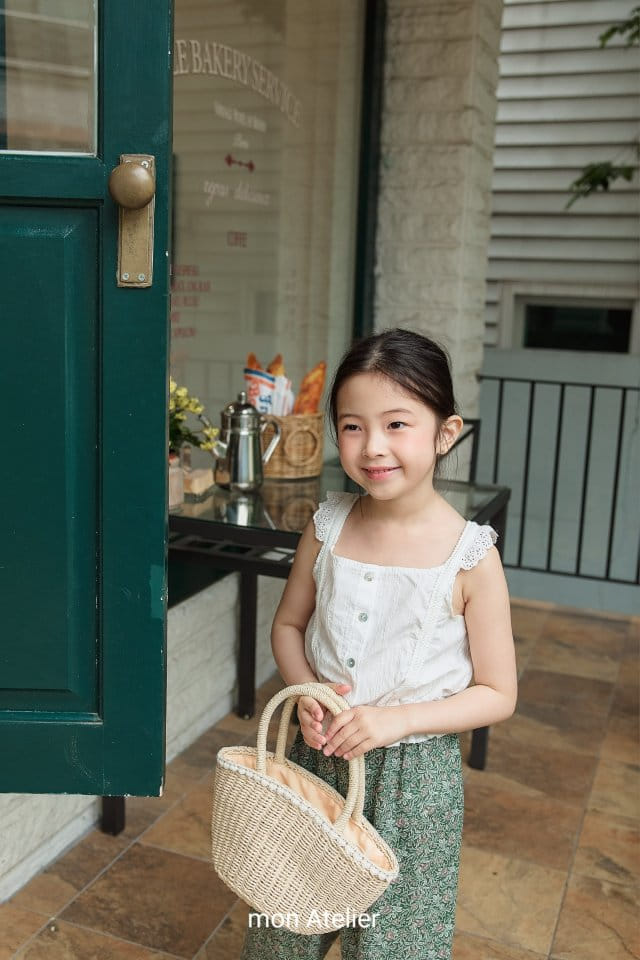 Mon Atelier - Korean Children Fashion - #childofig - Frill Sleeveless Tee - 8