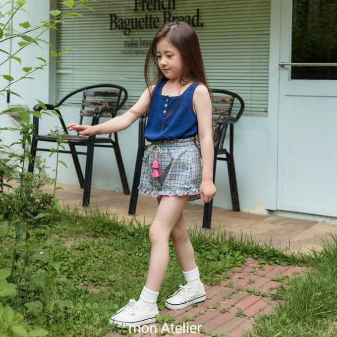 Mon Atelier - Korean Children Fashion - #designkidswear - Tessel Check Shorts