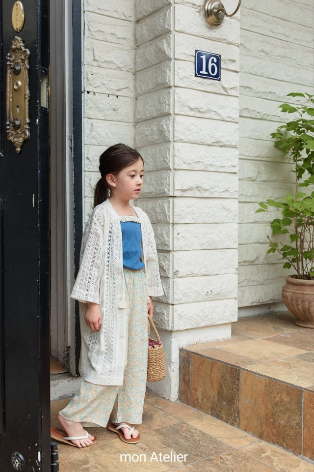 Mon Atelier - Korean Children Fashion - #discoveringself - Lace Robe - 3